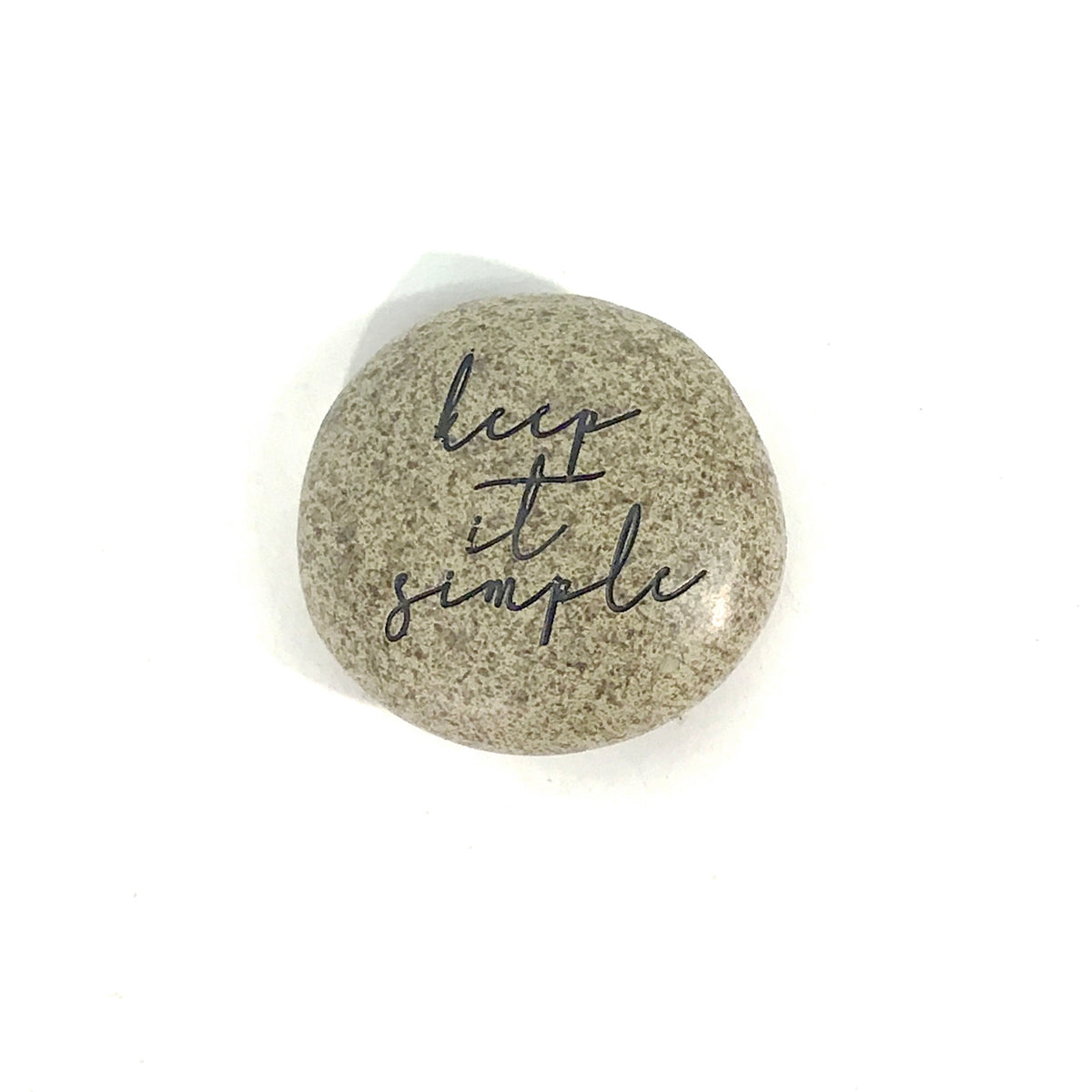 Nordic Life Stone Token with Sentiment, 7 Styles