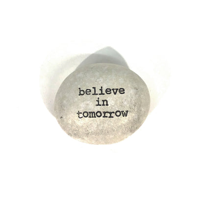 Nordic Life Stone Token with Sentiment, 7 Styles