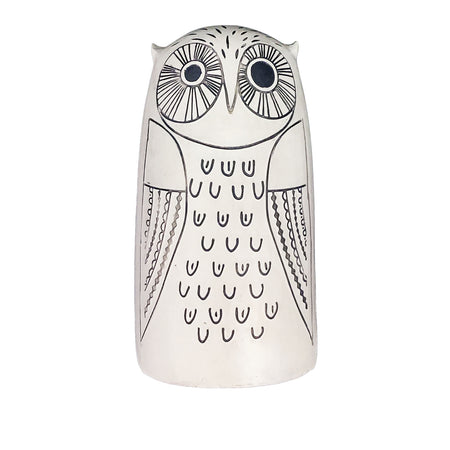 Polyresin Nordic Summer Owl Figurine, 8in