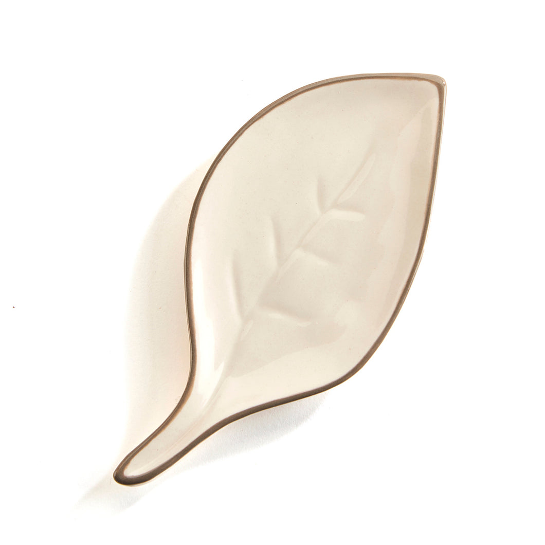 Ceramic Nordic Summer Leaf Tea Bag Holder