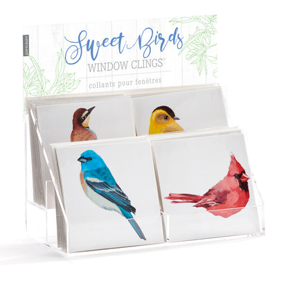 Bird Design Window Cling, 4 Styles