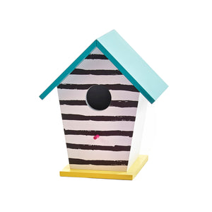 Sweet Summer Striped Birdhouse, 2 Styles