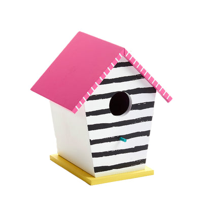 Sweet Summer Striped Birdhouse, 2 Styles