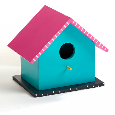 Sweet Summer Colorful Birdhouse