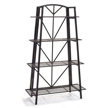 4-Tier Tapered Metal Shelf Rack, 53in