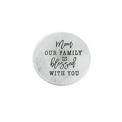 Metal Tree of Life Token with Sentiment, 8 Styles