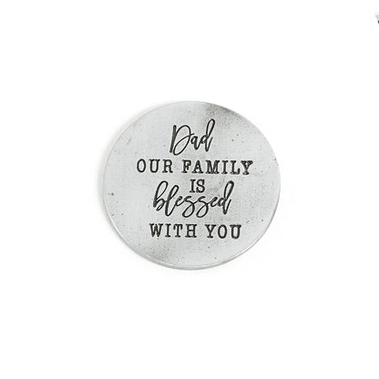Metal Tree of Life Token with Sentiment, 8 Styles