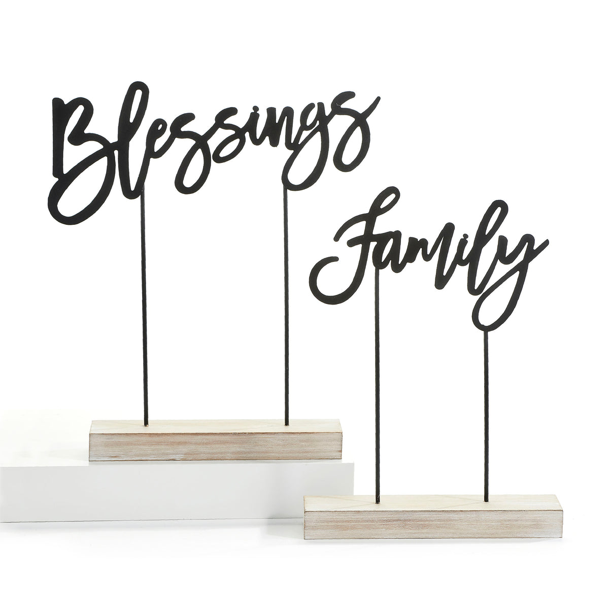 Inspirational Tabletop Word Decor, 3 Styles