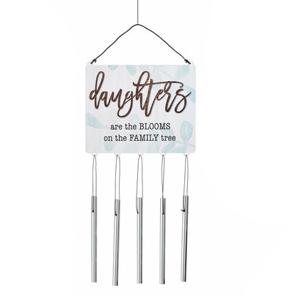 Mini Sentiment Sign Metal Wind Chime, 13in