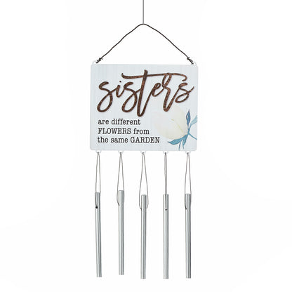 Mini Sentiment Sign Metal Wind Chime, 13in
