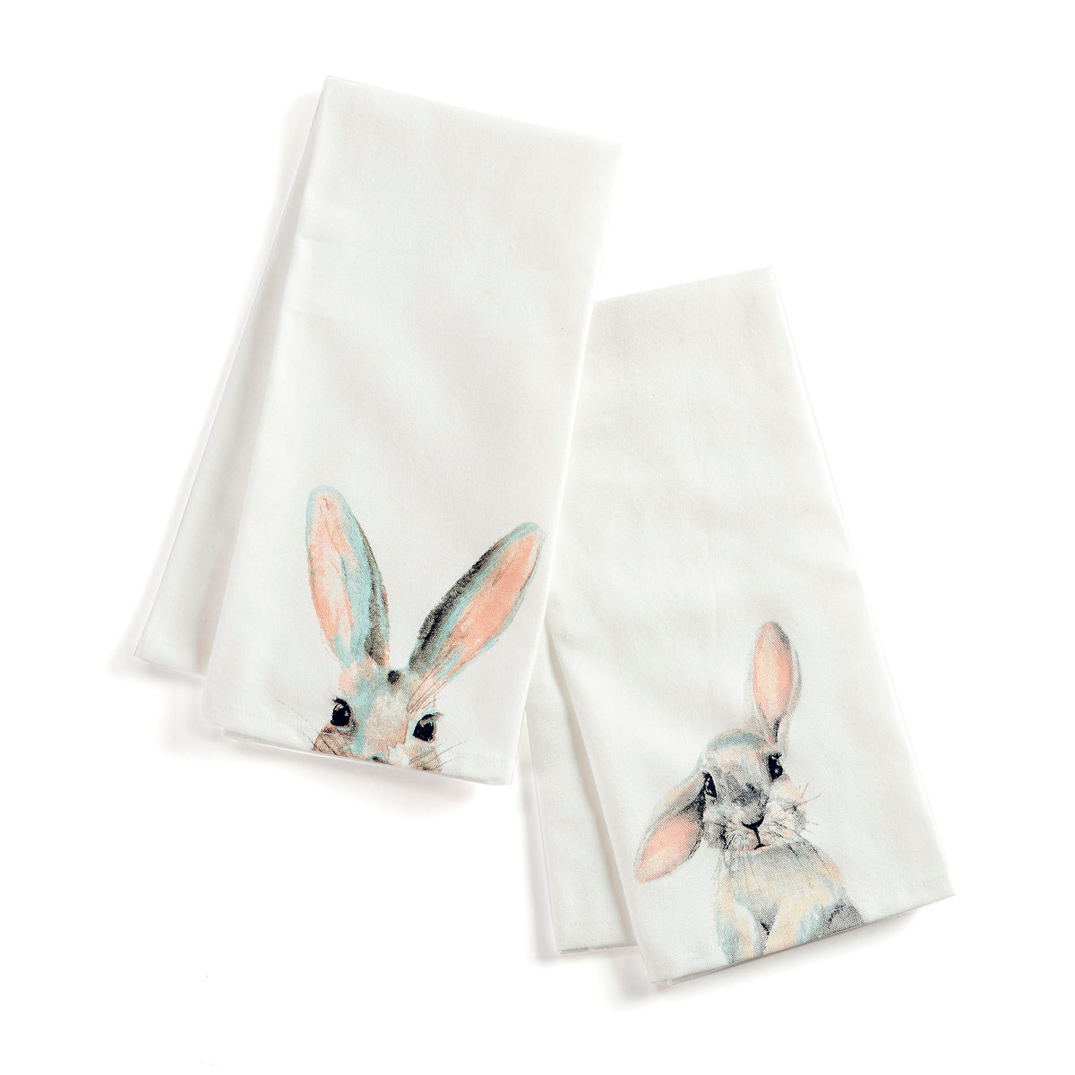 Tea Towel, Cotton, Cottontail White, 2 Styles