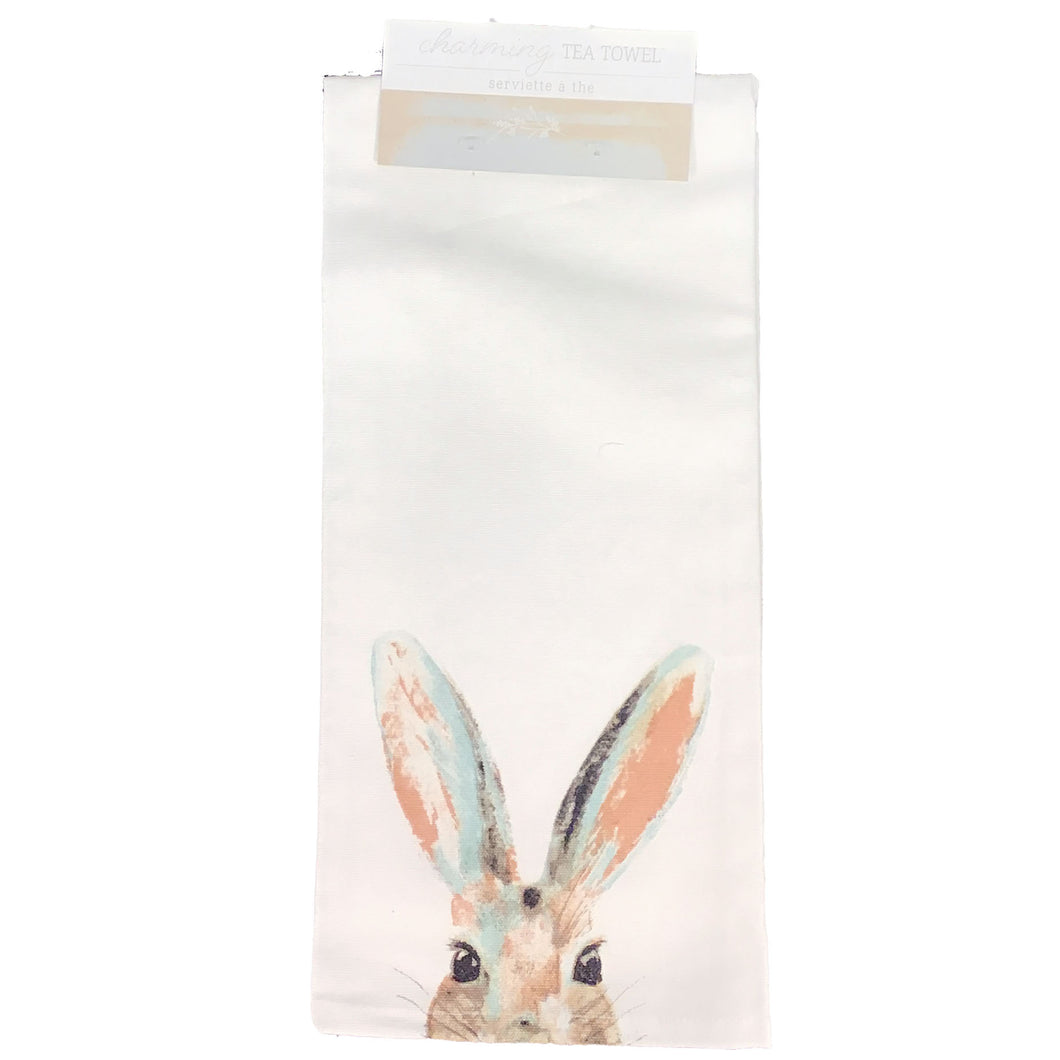 Tea Towel, Cotton, Cottontail White, 2 Styles