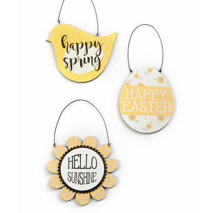 Hello Sunshine Easter Sentiment Wall Decor