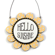 Load image into Gallery viewer, Hello Sunshine Easter Sentiment Wall Decor
