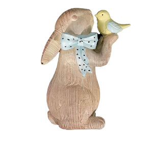 Polyresin Cottontail Spring Bunny Figurine