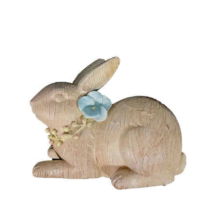 Polyresin Cottontail Spring Bunny Figurine