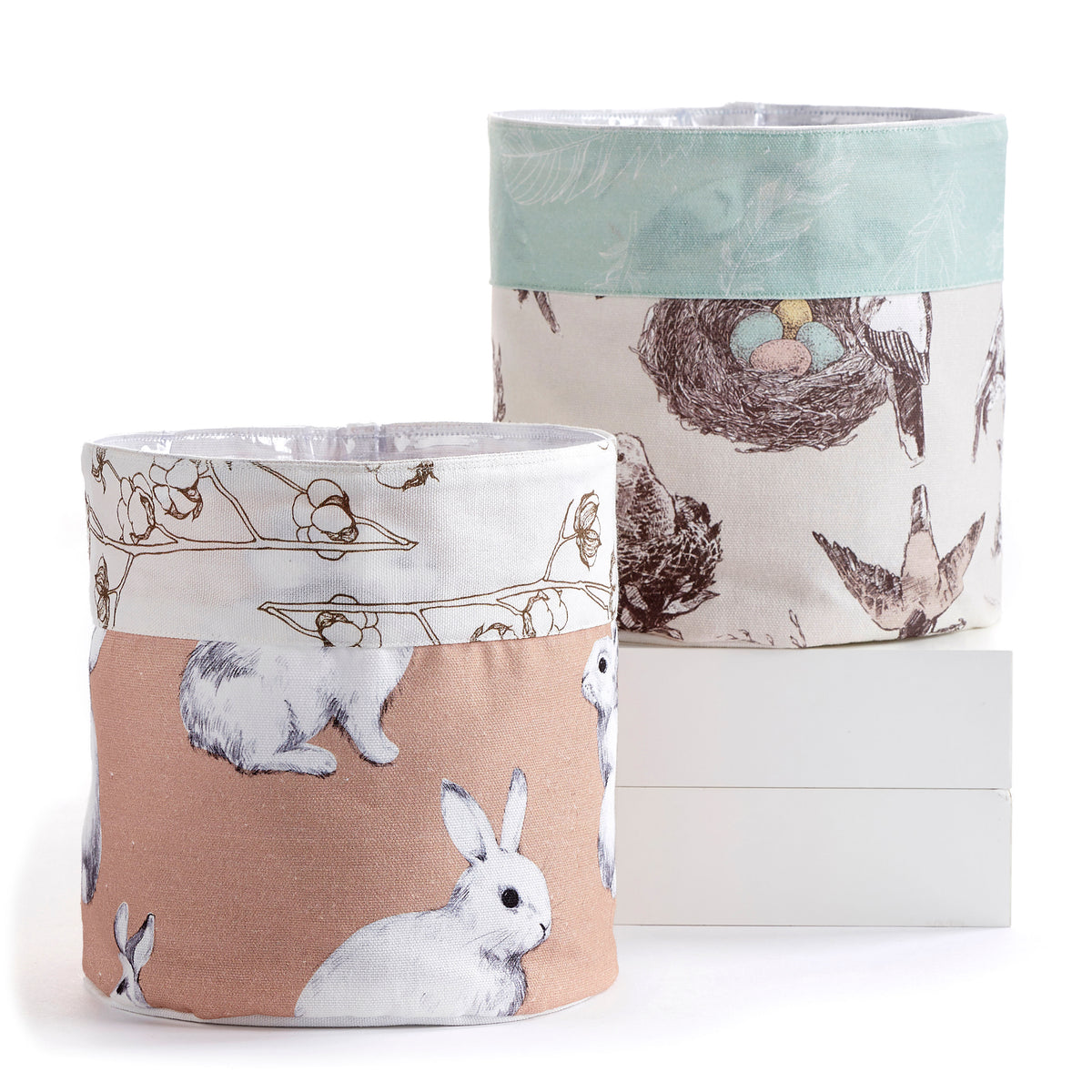 Pot, 6in, Fabric, Cottontail Soft Cover