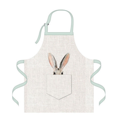 Cottontail Bunny Cotton Easter Apron, 2 Styles