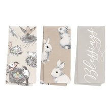 Load image into Gallery viewer, Tea Towel, Cotton, Cottontail Neutrals, 3 Styles
