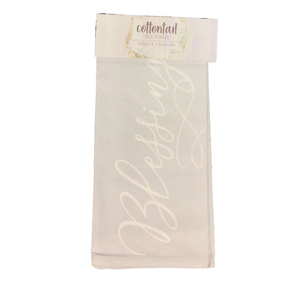 Tea Towel, Cotton, Cottontail Neutrals, 3 Styles