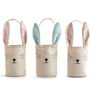 Hip Hop Hooray Bunny Fabric Easter Basket