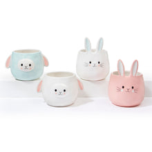 Load image into Gallery viewer, Pot, 3.5in, Ceramic, Easter Animal, 4 Styles
