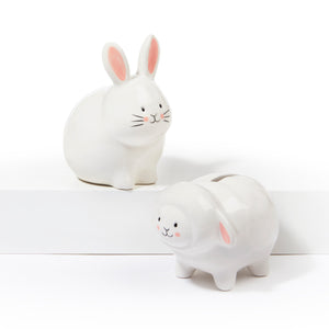 Ceramic Easter Animal Coin Bank, 2 Styles