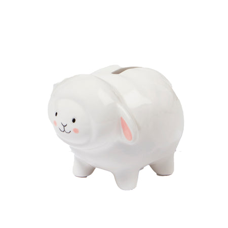 Ceramic Easter Animal Coin Bank, 2 Styles