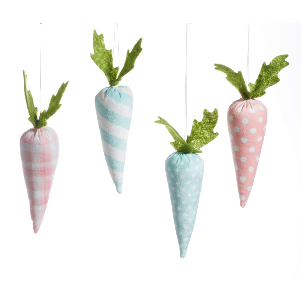 Hanging Plush Carrot Ornament, 4 Styles