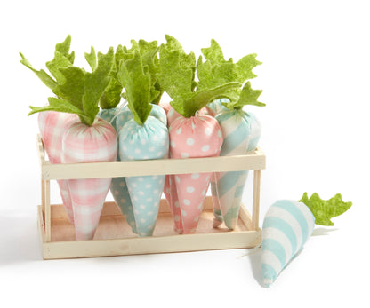 Hanging Plush Carrot Ornament, 4 Styles