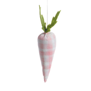 Hanging Plush Carrot Ornament, 4 Styles