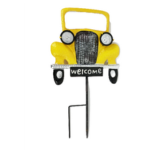 Load image into Gallery viewer, Solar Vintage Car/Tractor Garden Stake, 2 Styles
