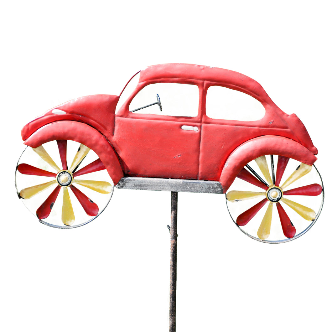 Vintage VW Bus/Bug Garden Spinner Stake, 2 Styles