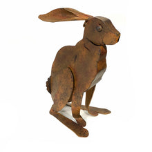 Load image into Gallery viewer, Metal Rustic Hare Statue, 2 Styles

