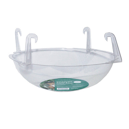 Saucer, 12/14in Coco Basket Hook-On, Clear
