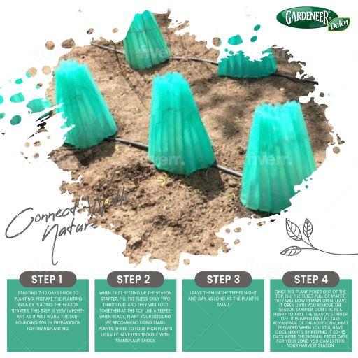 Season Starter Insulated Plant Protector, 3 pack