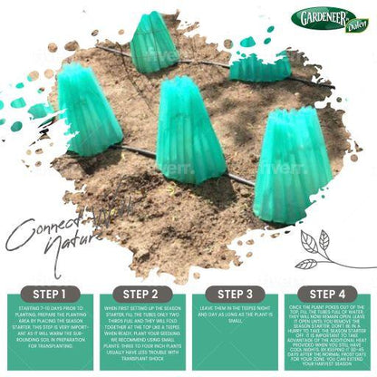 Season Starter Insulated Plant Protector, 3 pack