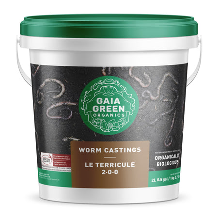 Gaia Green Worm Castings, 2L Pail