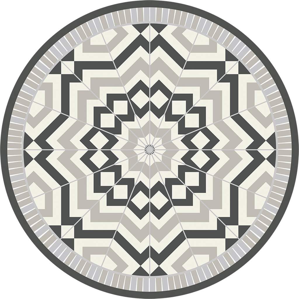 Vinyl Placemat, Neutral Tiles, 15in
