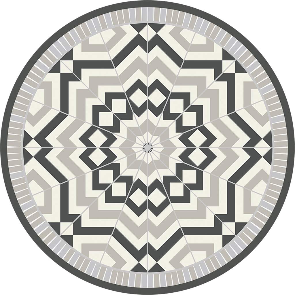 Vinyl Placemat, Neutral Tiles, 15in