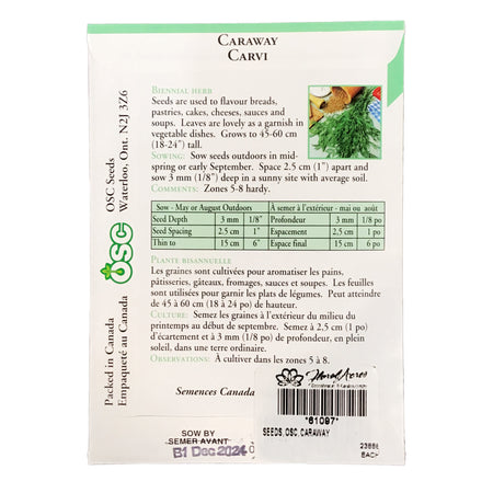 Caraway Seeds, OSC