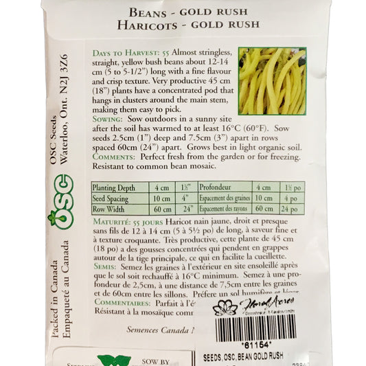 Bean Bush - Gold Rush Seeds, OSC
