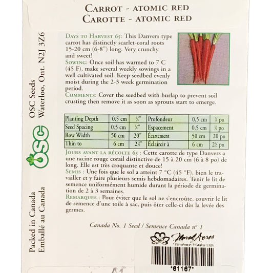 Carrot - Atomic Red Seeds, OSC