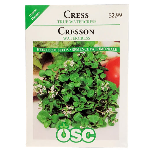 Cress - True Watercress Seeds, OSC