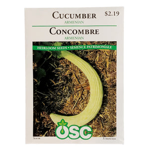 Cucumber - Armenian Seeds, OSC