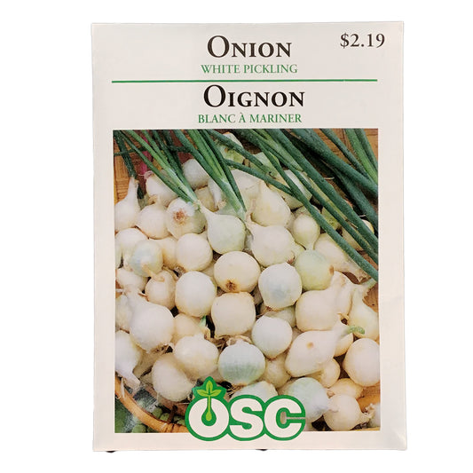 Onion - White Pickling Seeds, OSC