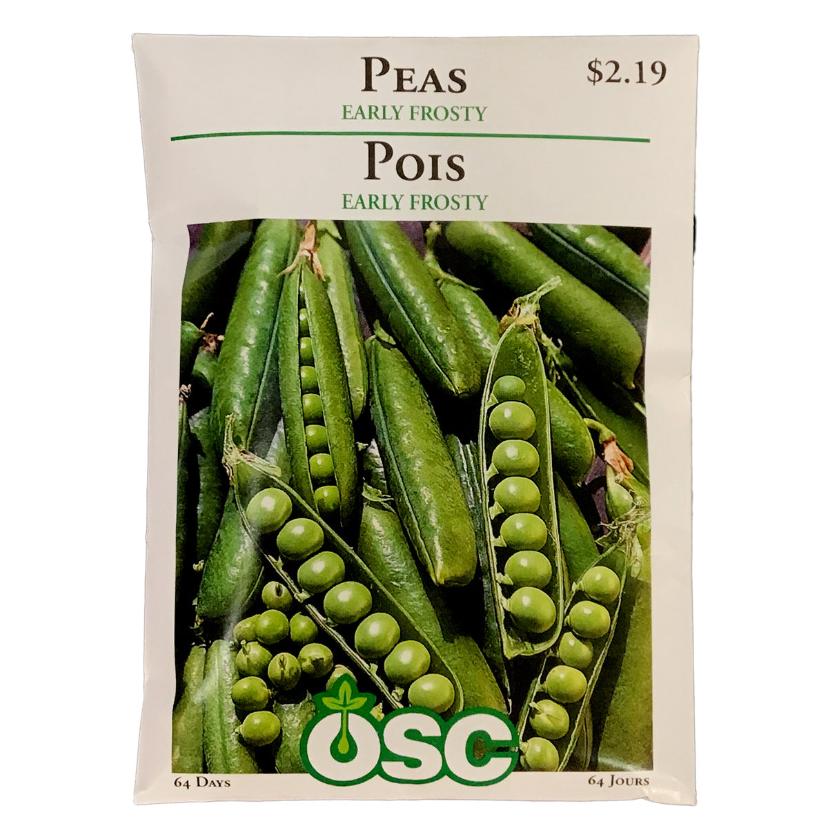 Pea - Early Frosty Seeds, OSC