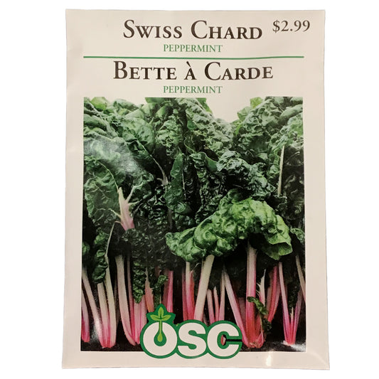 Swiss Chard - Peppermint Seeds, OSC