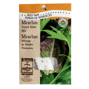 Greens - Mesclun French Seed Tape, Aimers Organic