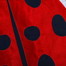 Load image into Gallery viewer, Welcome Ladybug Plaid Burlap House Flag

